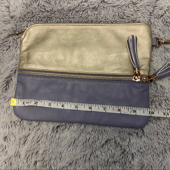 Gold and Silver Wristlet Clutch - Picture 4 of 5